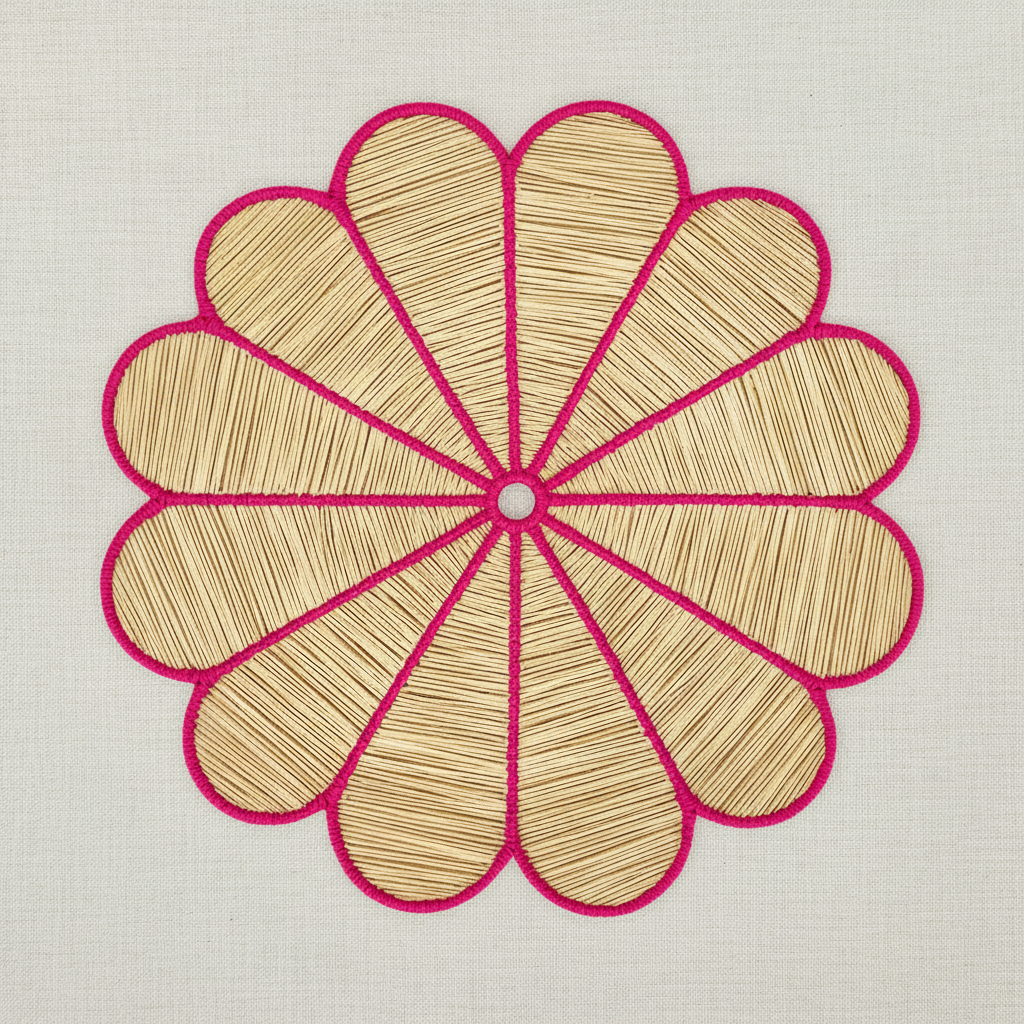 Clover Handwoven Iraca Placemat