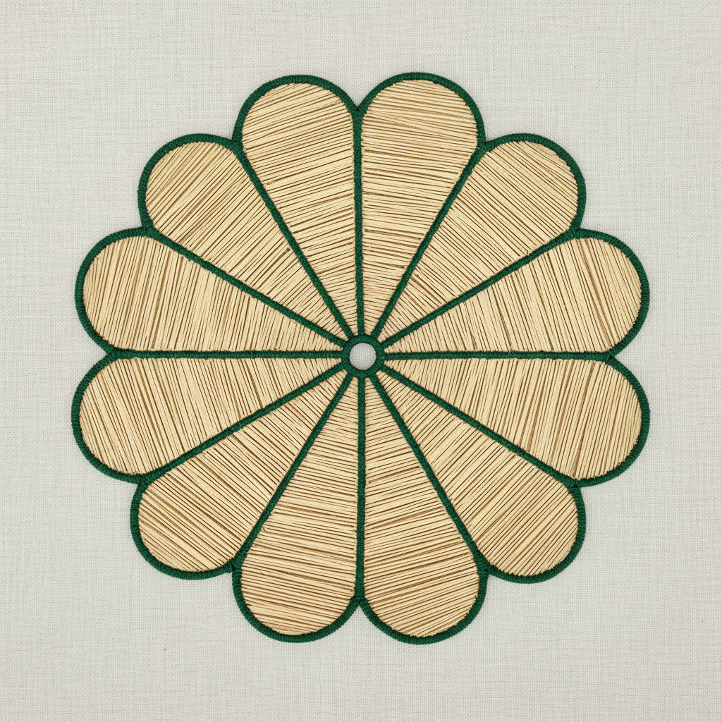 Clover Handwoven Iraca Placemat