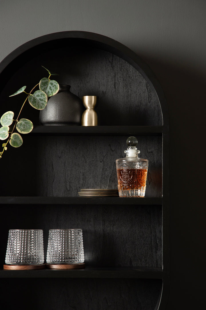 Hutton Wood Capsule Wall Shelf