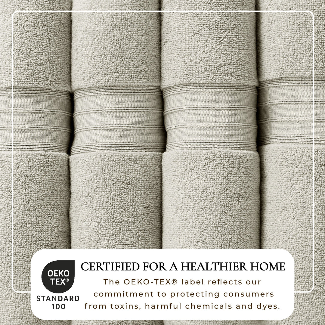 100% Cotton Premium Bath Towel Set - Chiara Collection