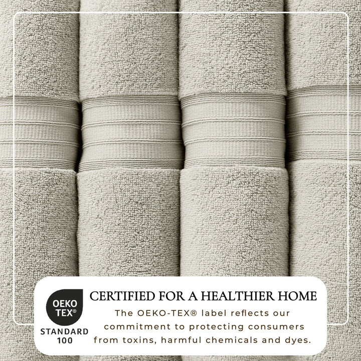 100% Cotton Premium Bath Towel Set - Chiara Collection