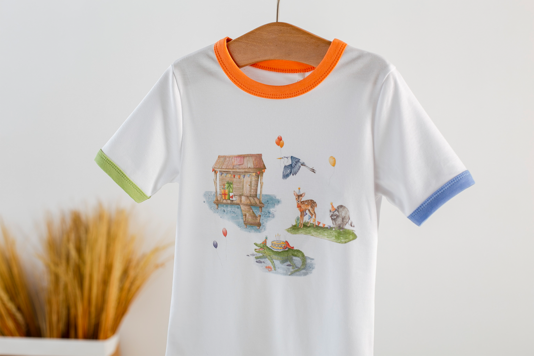 Bayou Birthday Organic Cotton Kids Tshirt