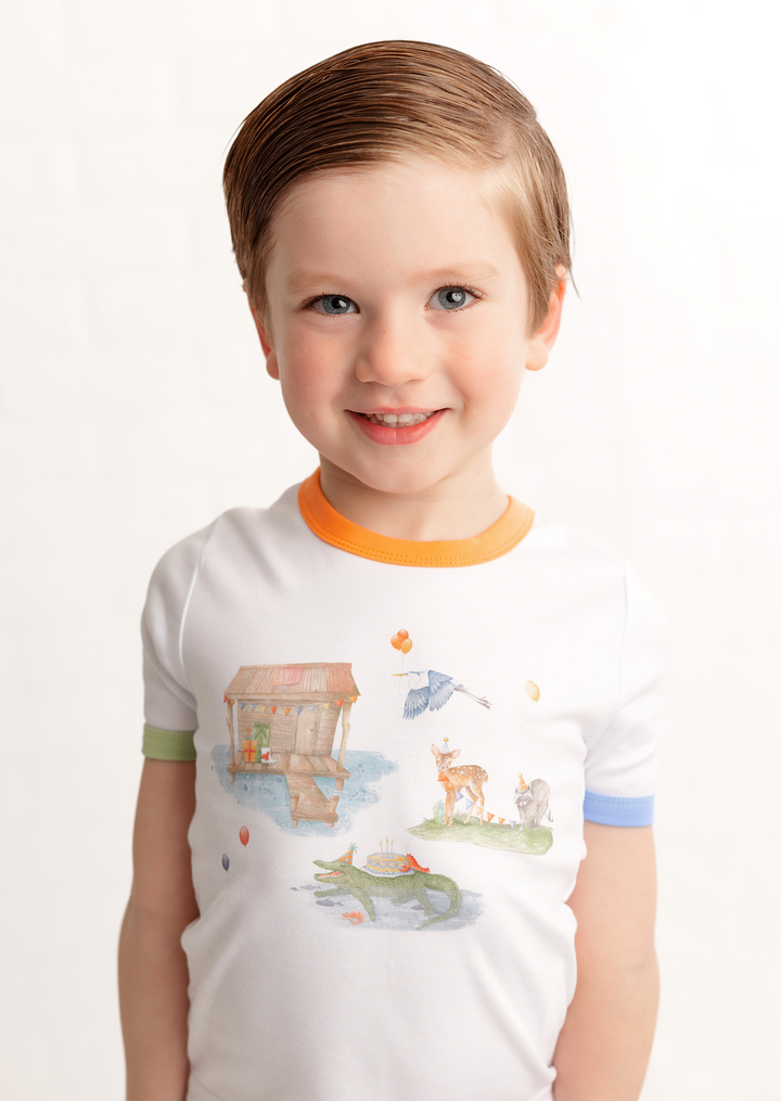 Bayou Birthday Organic Cotton Kids Tshirt