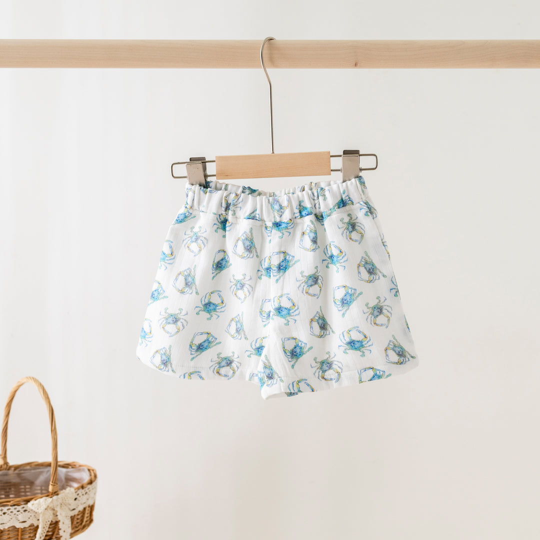 Catching Crabs Organic Muslin Shorts
