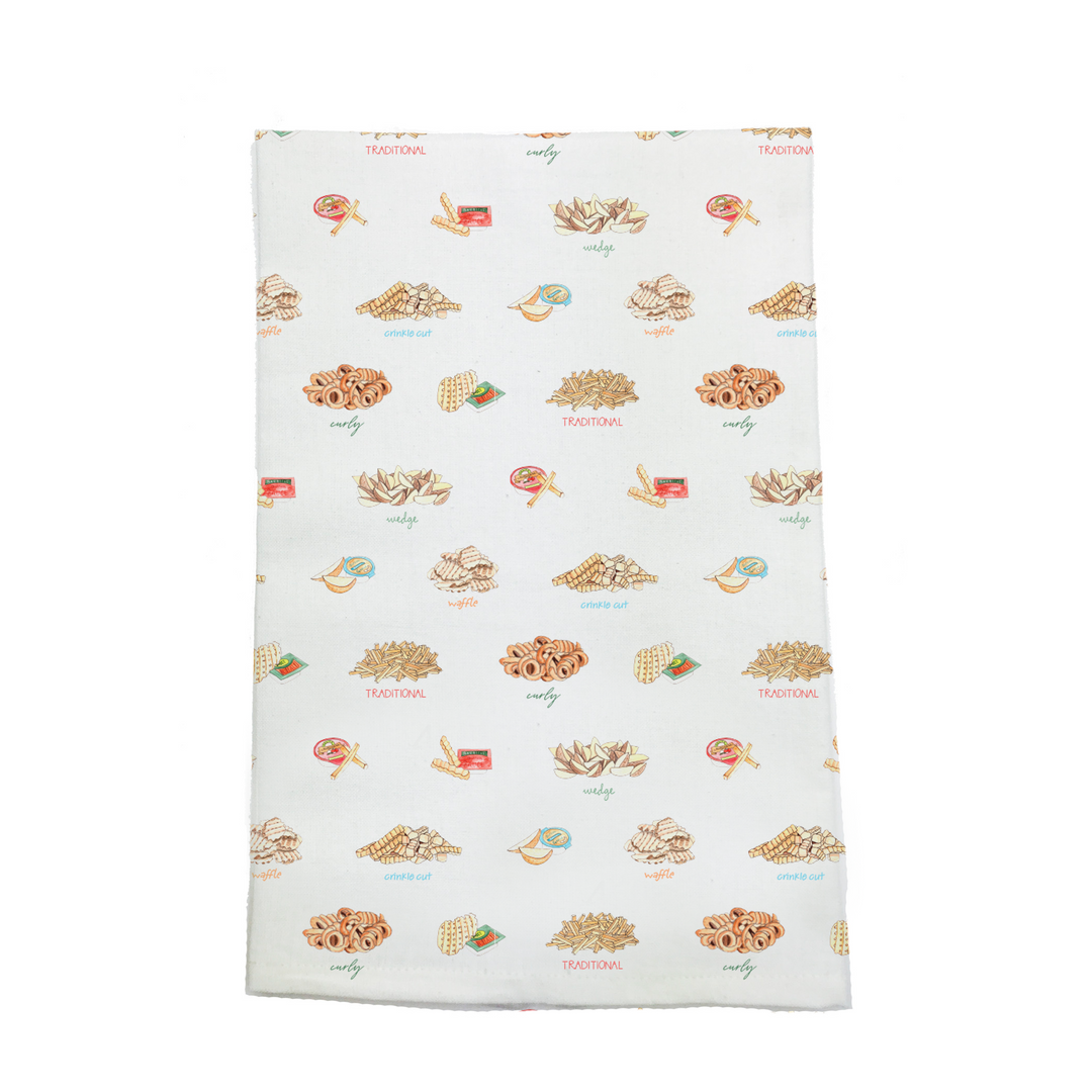 Know Your French Fries Organic Cotton Kitchen Towel