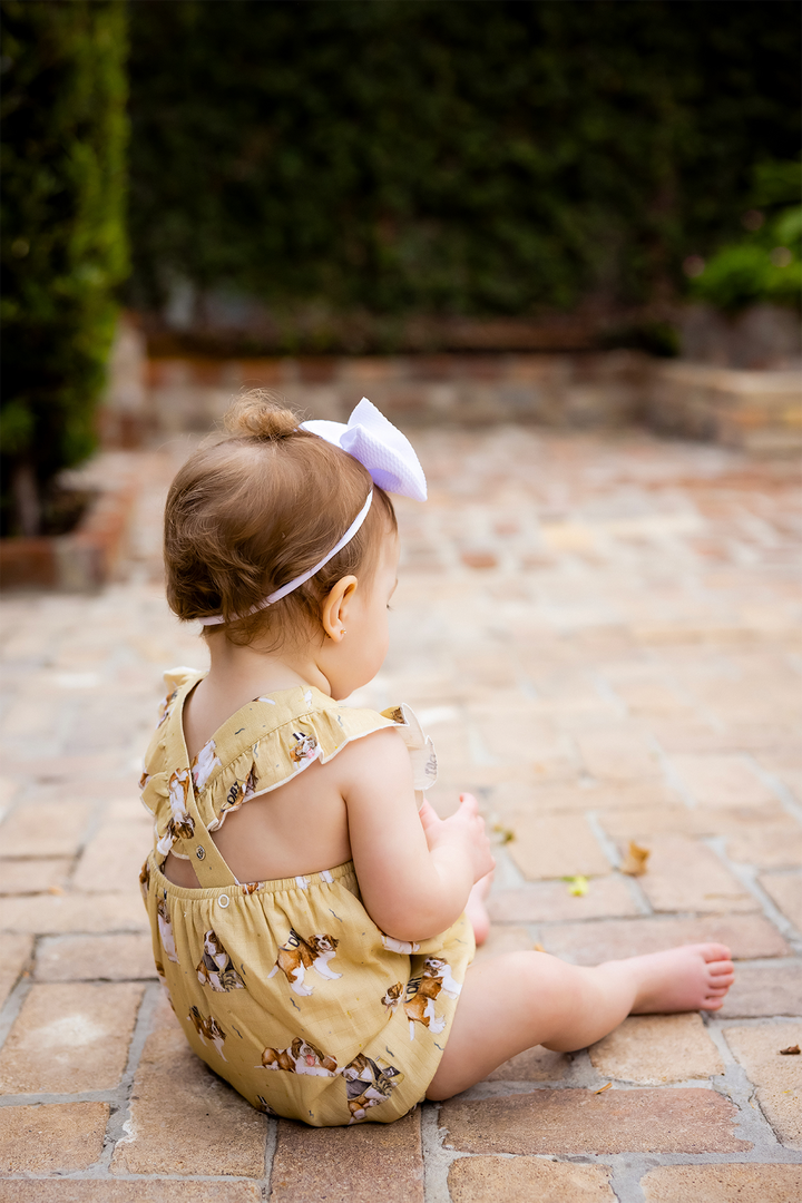 MVP: Louisiana Saints Organic Muslin Bubble Romper