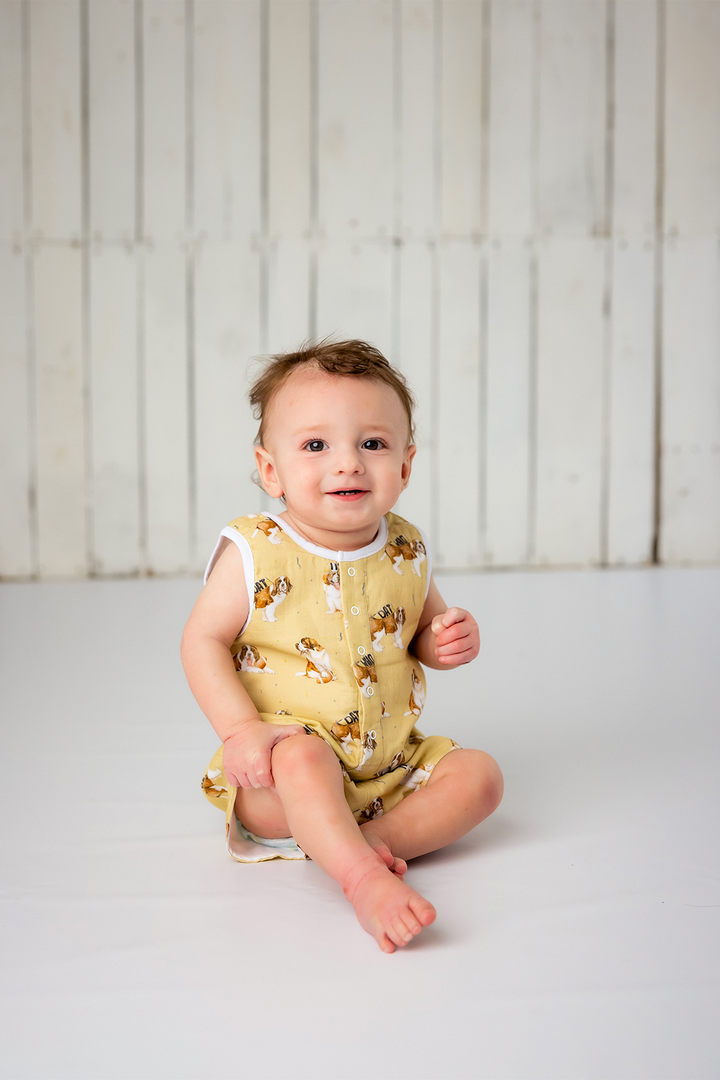 MVP: Louisiana Saints Organic Muslin Shortalls