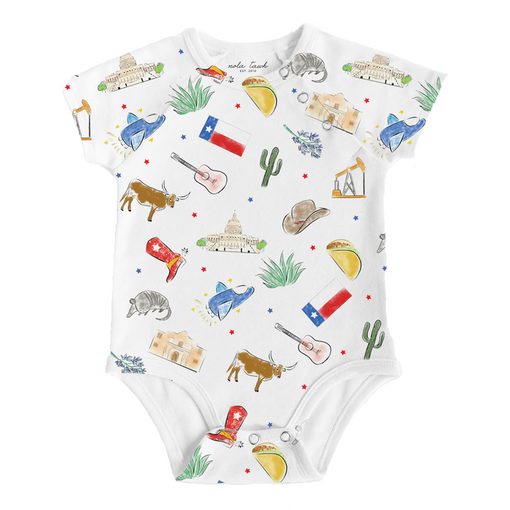Texas Kids Organic Cotton Baby Onesie