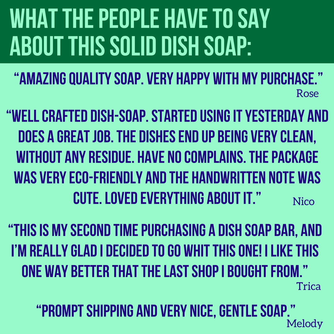 Solid Dish Soap Bar Non-Toxic, Unscented, Plastic-Free Dishwashing — , [material], Sweet ʻŌkole Soap