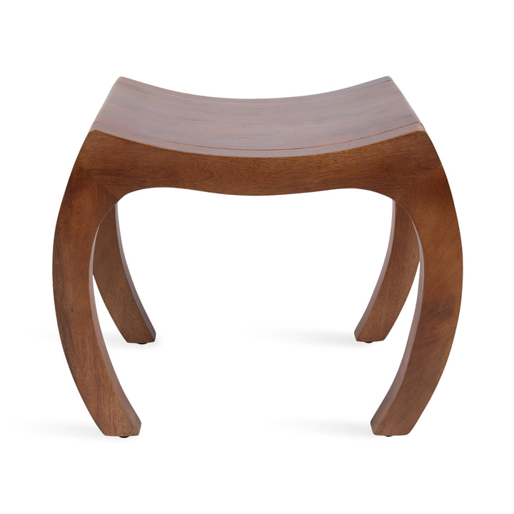 Loviisa Wood Ottoman and Vanity Stool