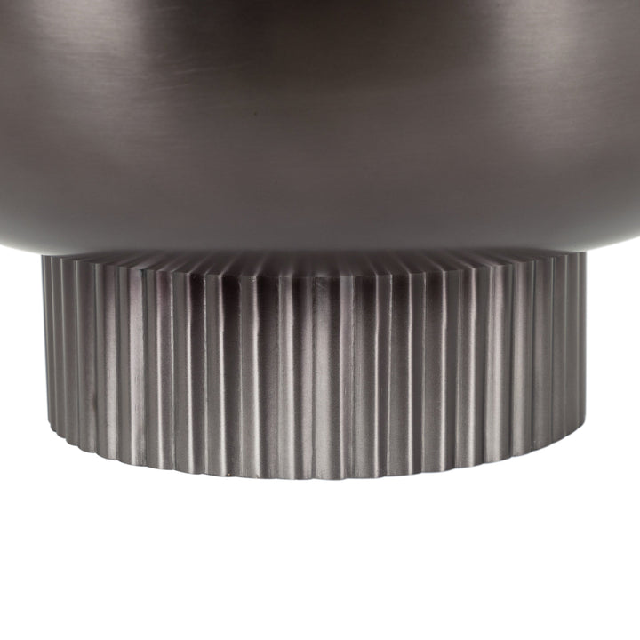 Rooks Ribbed Metal Bowl