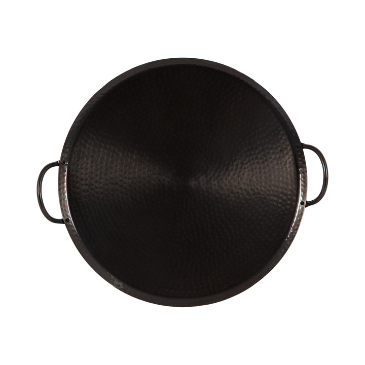 Sanzo Hammered Round Metal Tray