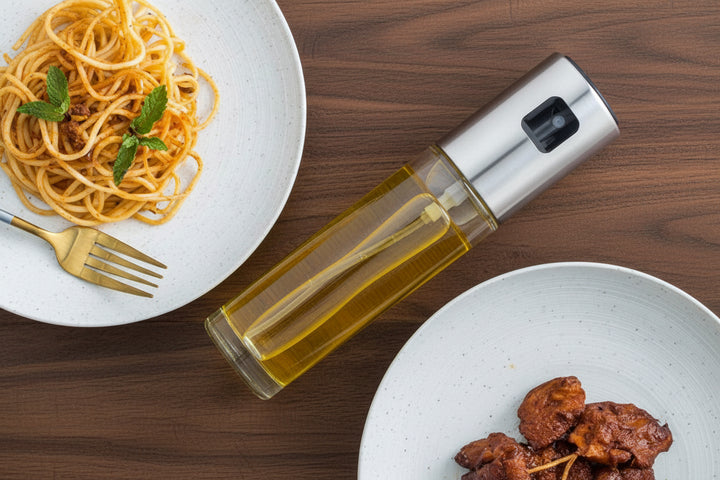 Oil Spray Bottle Dispenser Sprayer Olive Kitchen Accessories Gadget Cooking BBQ Barbeque Tools Utensils Sets Oil Spritzer for Salad BBQ Retro Portable Cooking Frying Barbeque Oil Spray Meat Grilling Spray Bottle For BBQ