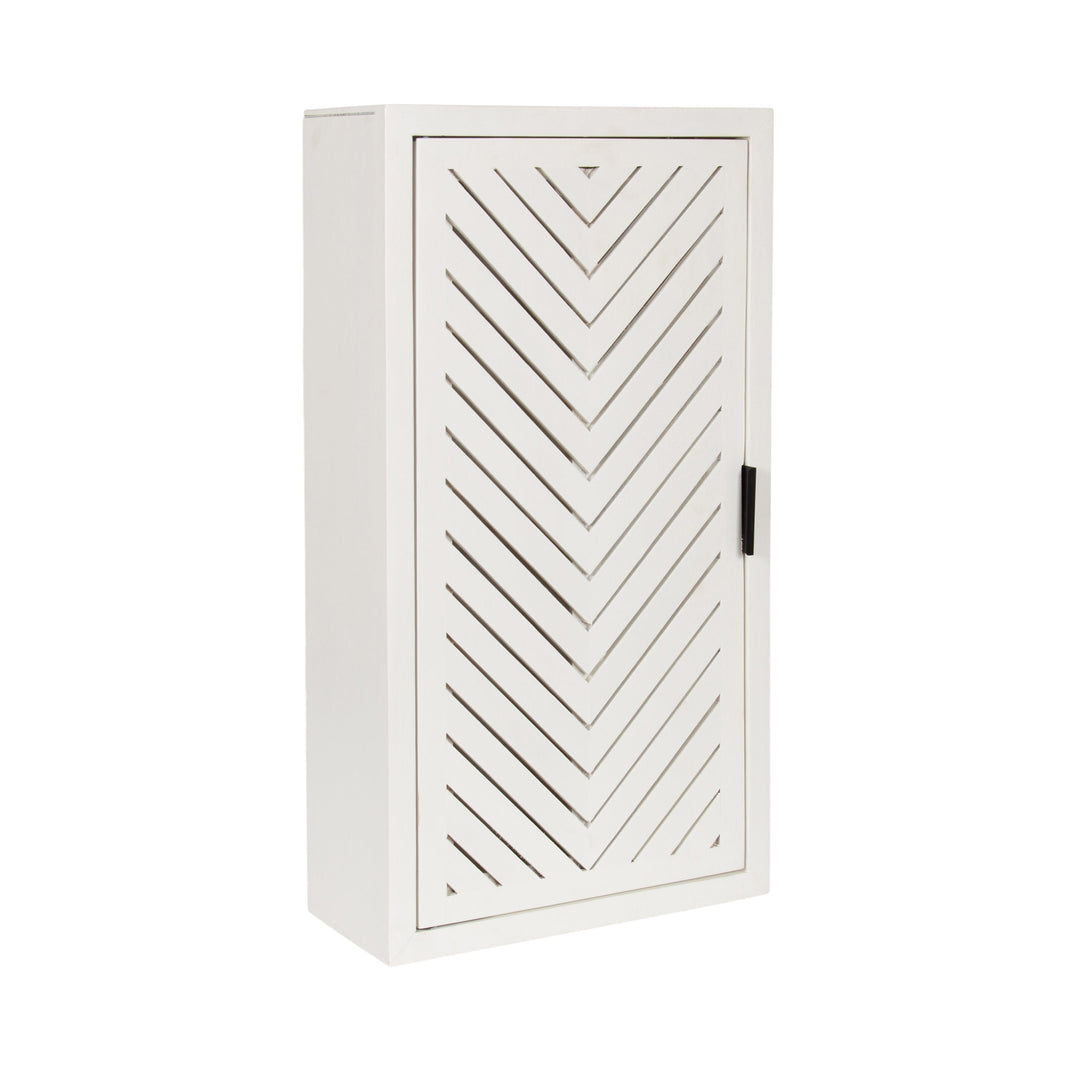 Mezzeta Tall Wood Bath Cabinet