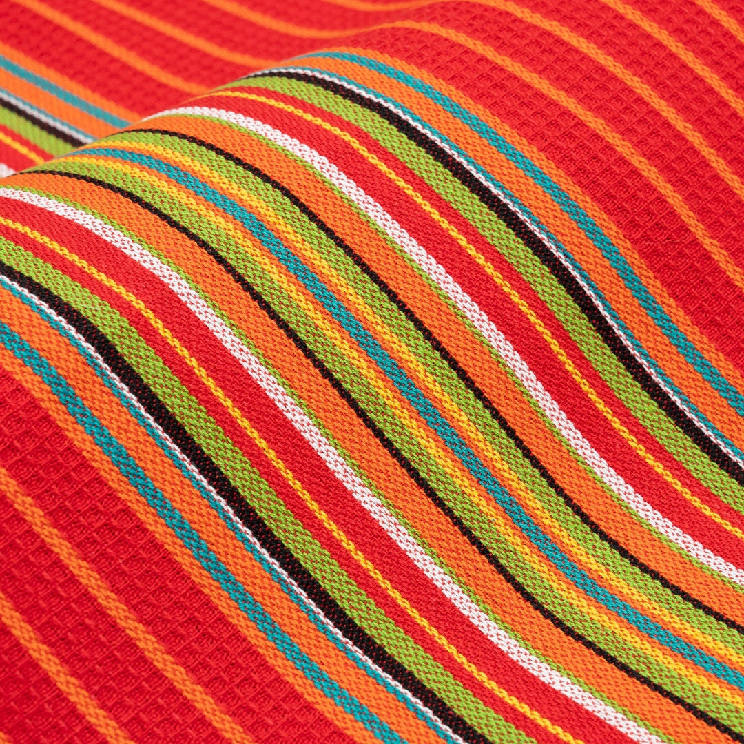 Salsa Stripe Kitchen Towels—100% Cotton (Pack of 6)