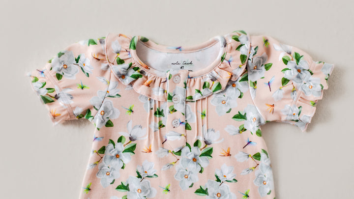 Pink Magnolia Organic Cotton Play Dress
