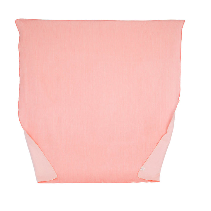 Reversible Alpaca Throw Blanket Handwoven From Ecuador - Pink & White - Kani Collection