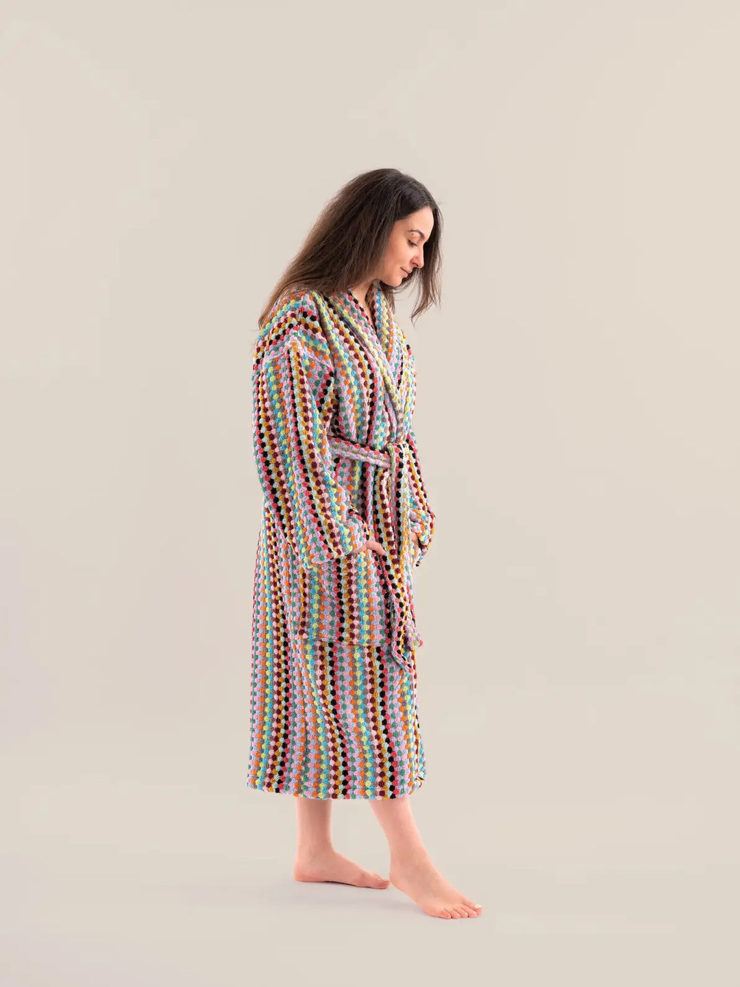 Pom Pom Bathrobe