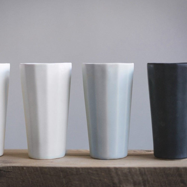 Handmade Porcelain Pint Cup — Drinkware, [material], Ember Collective