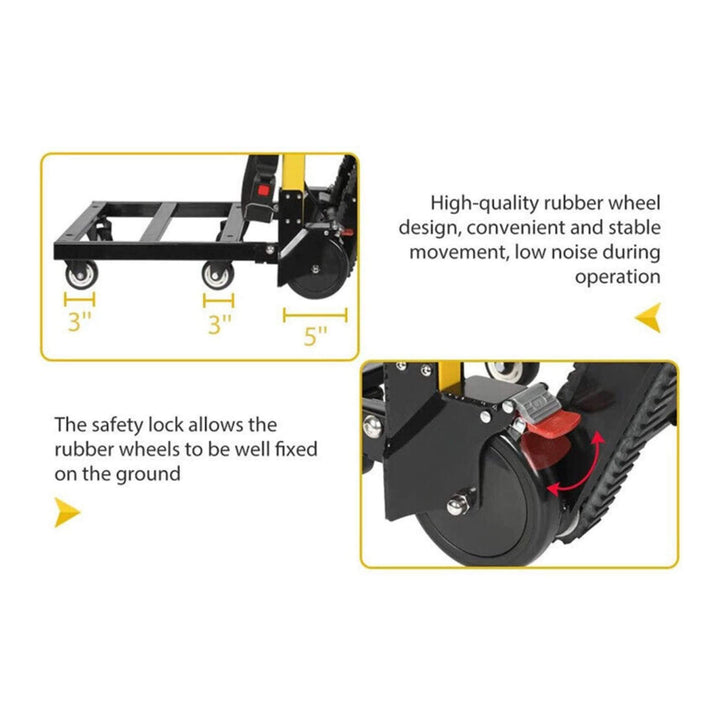 Premium Electric Stair-Climbing Dolly–440 lb Hand Truck