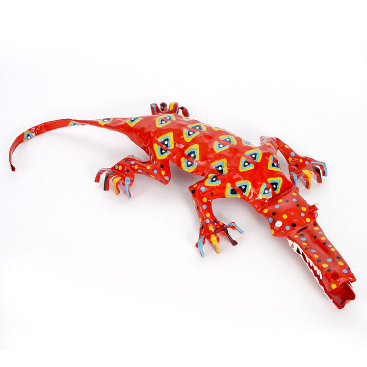 Large Tin Crocodile