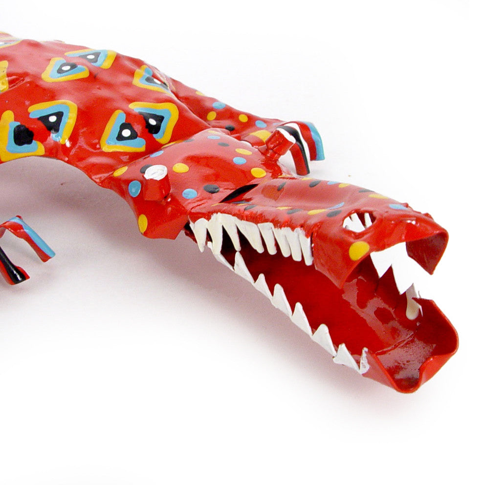 Large Tin Crocodile