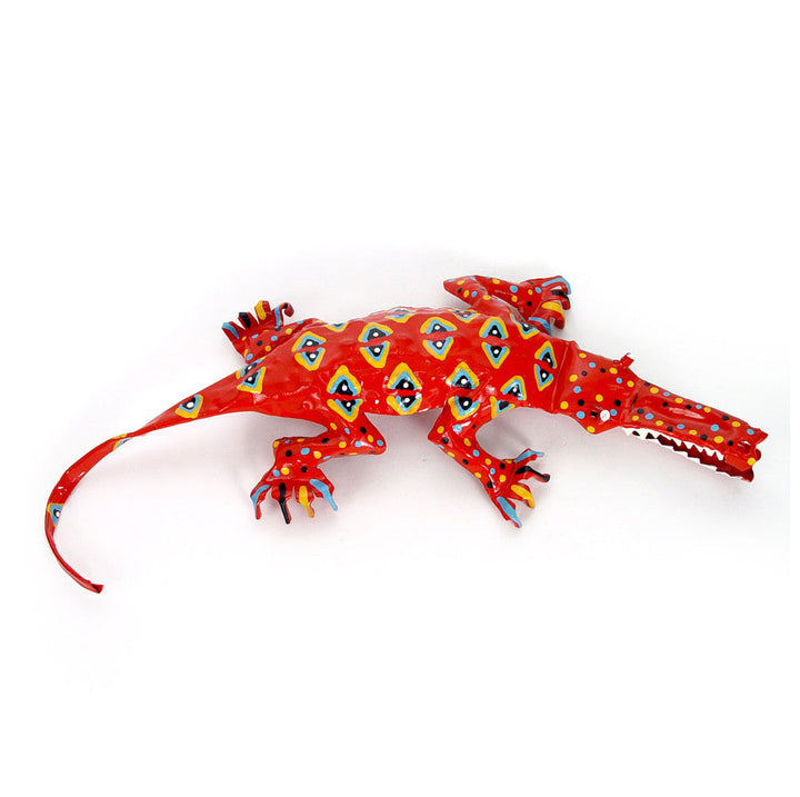 Large Tin Crocodile