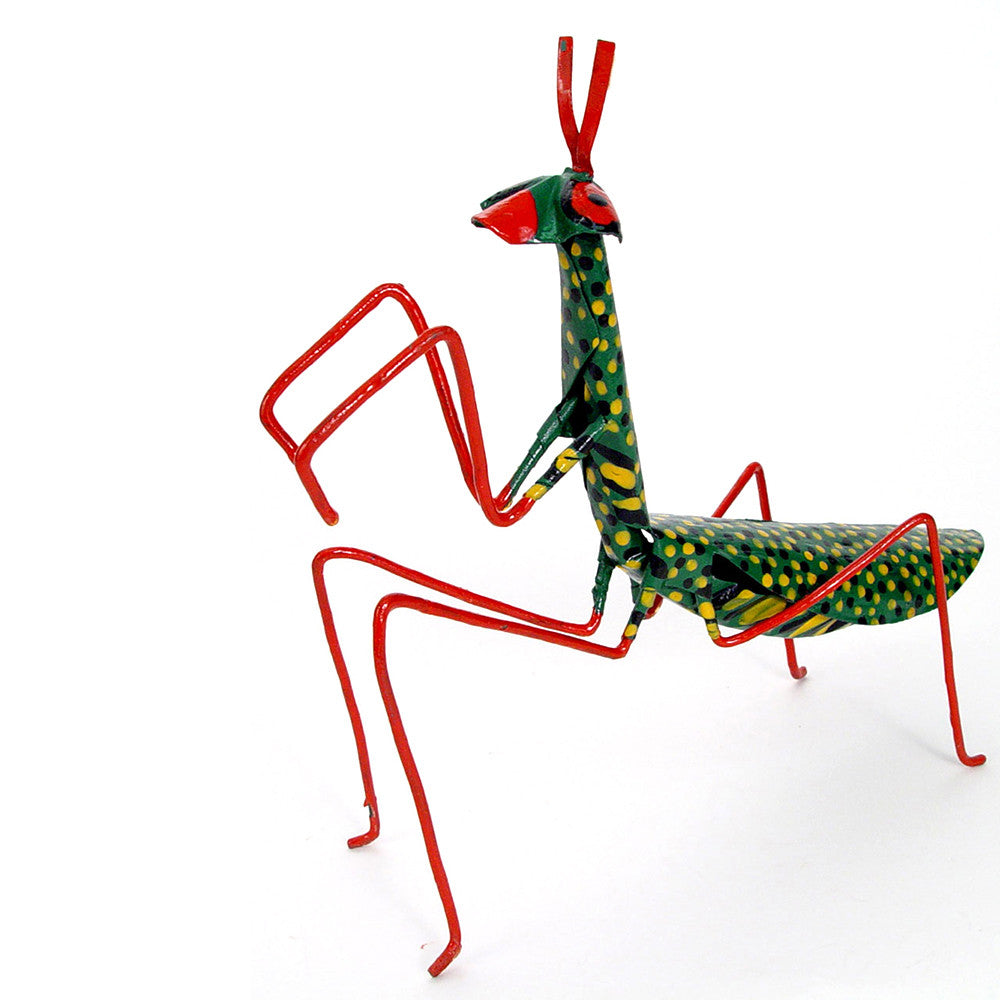 Large Tin Praying Mantis