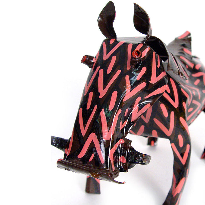 Painted Tin Warthog
