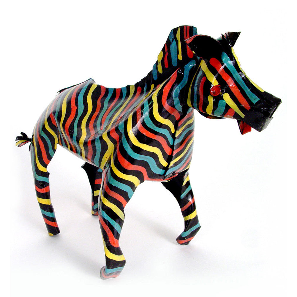 Large Tin Zebra