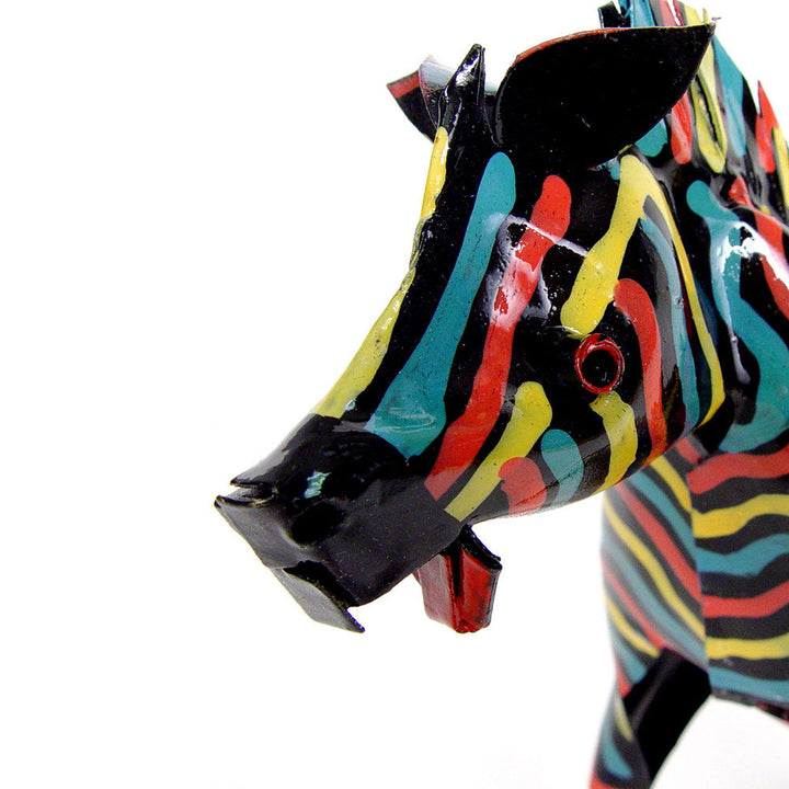 Large Tin Zebra