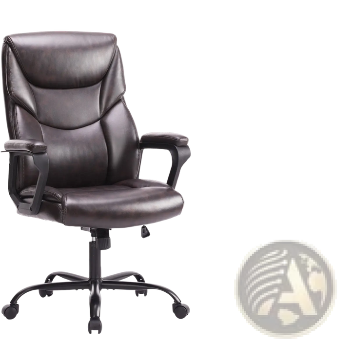 Pu Leather Ergonomic Office Chair with Flip-up Arms