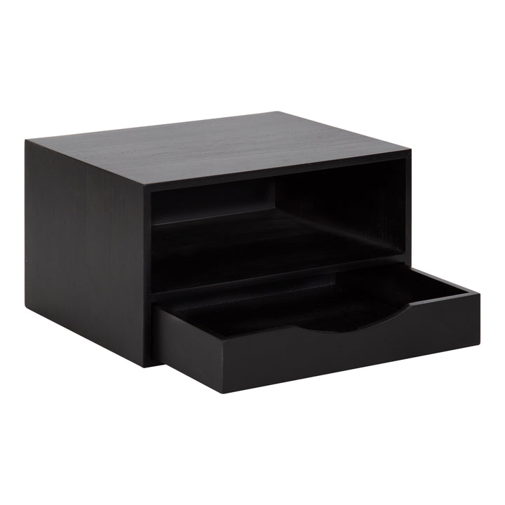 Hutton Floating Wall Shelf with Drawer