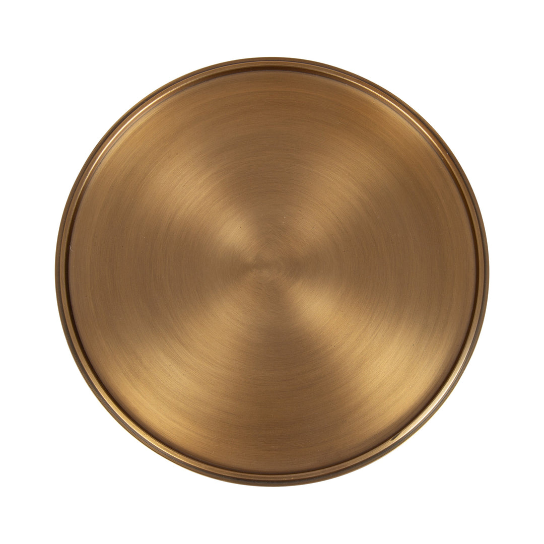 Engles Adjustable Polished Metal Table and Plant Stand