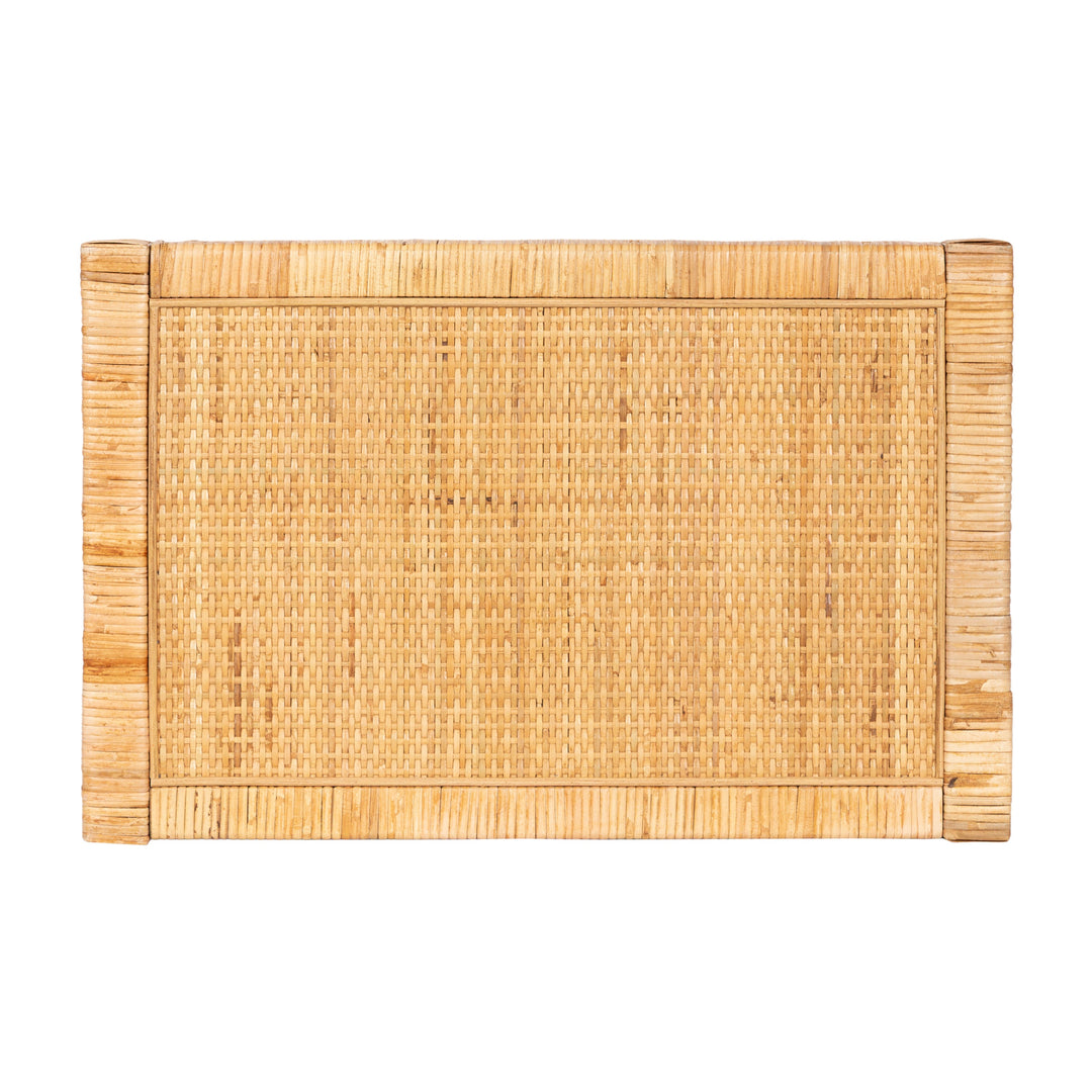 Rafina Rattan Rectangle Side Table