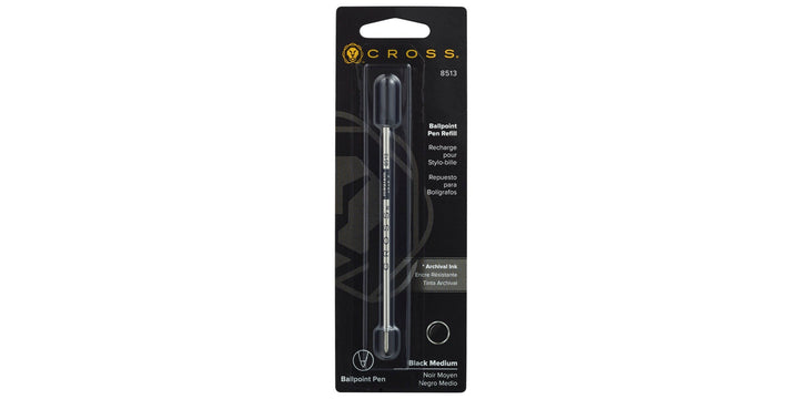Ballpoint Pen Refill - Black - Medium - Single Pack