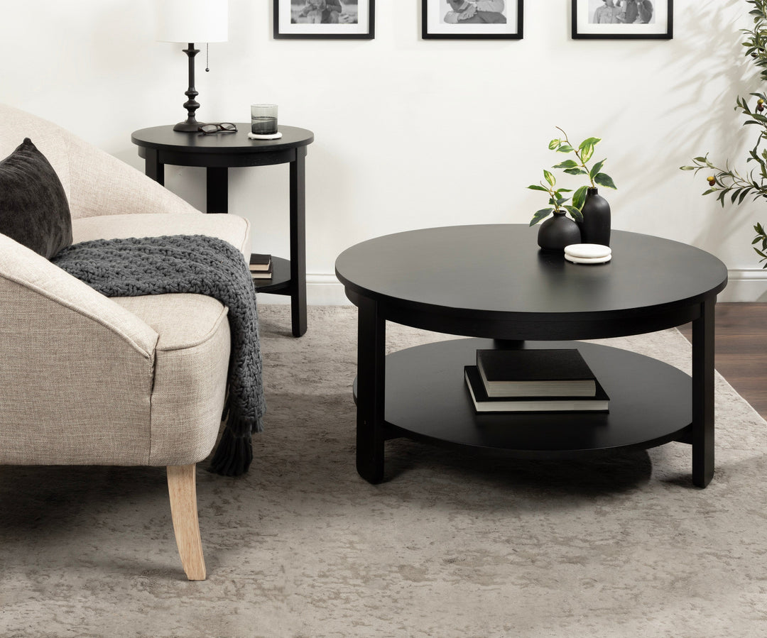 Foxford Round Wood Side Table