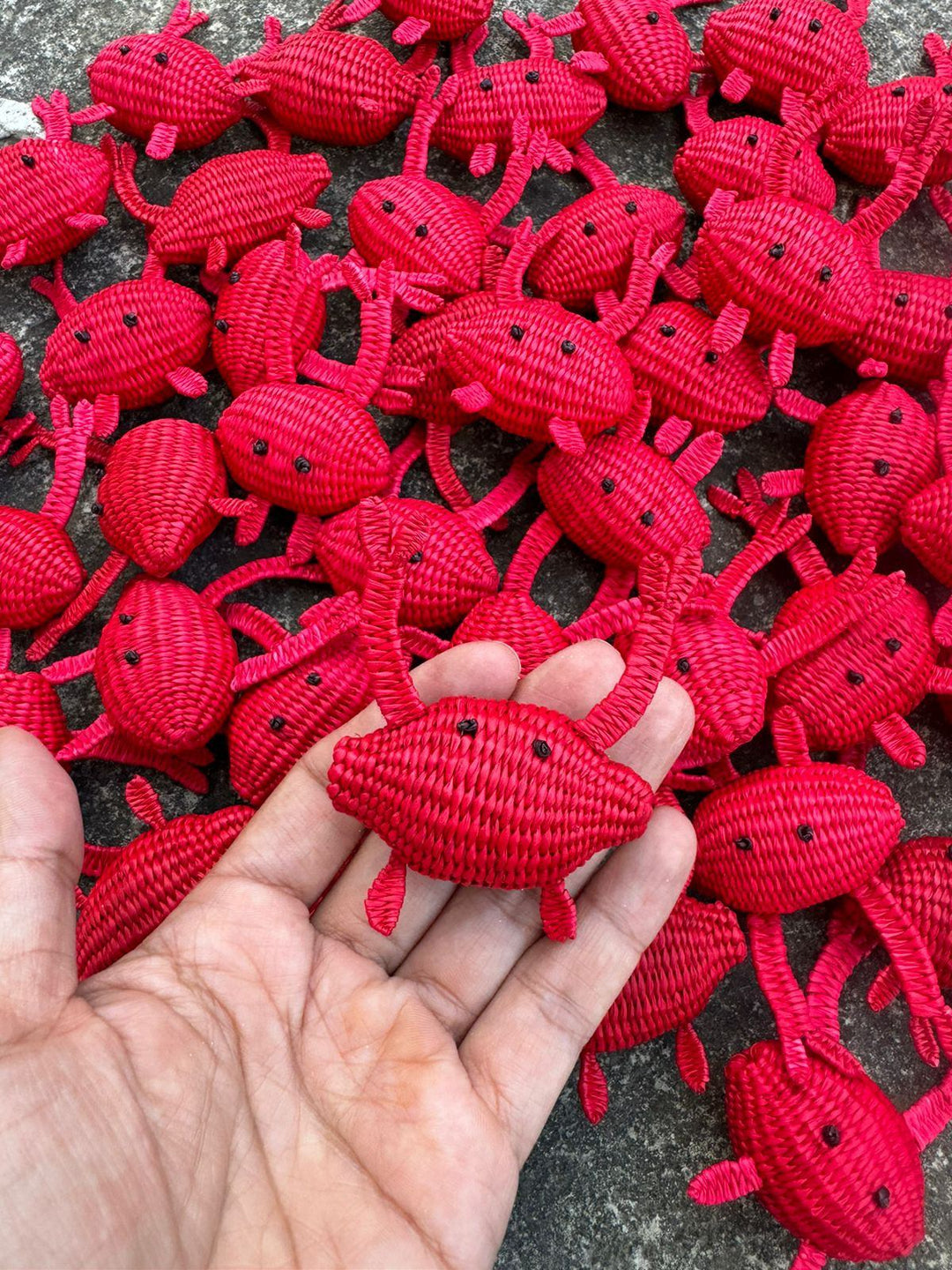 Crab Handwoven Iraca Napkin Ring — Napkin Ring, [material], MacondoForever