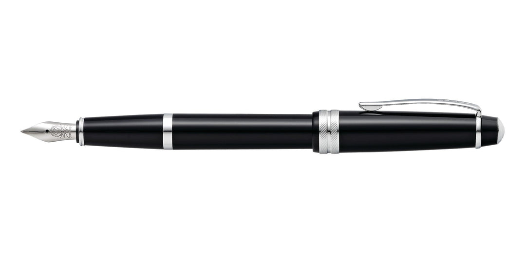 Bailey Light™ Polished Black Resin Fine Nib Fountain Pen