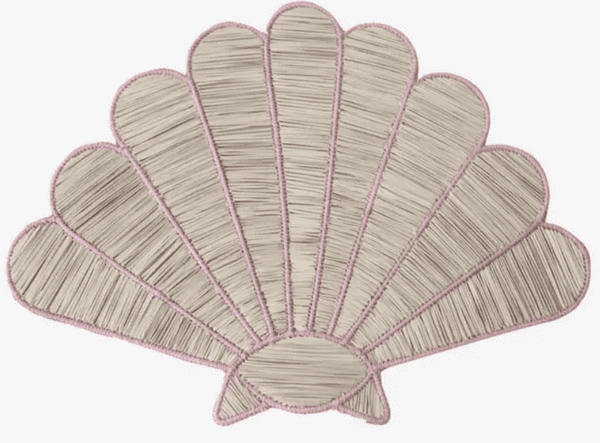 Shell Handwoven Iraca Placemat — Placemats, [material], MacondoForever