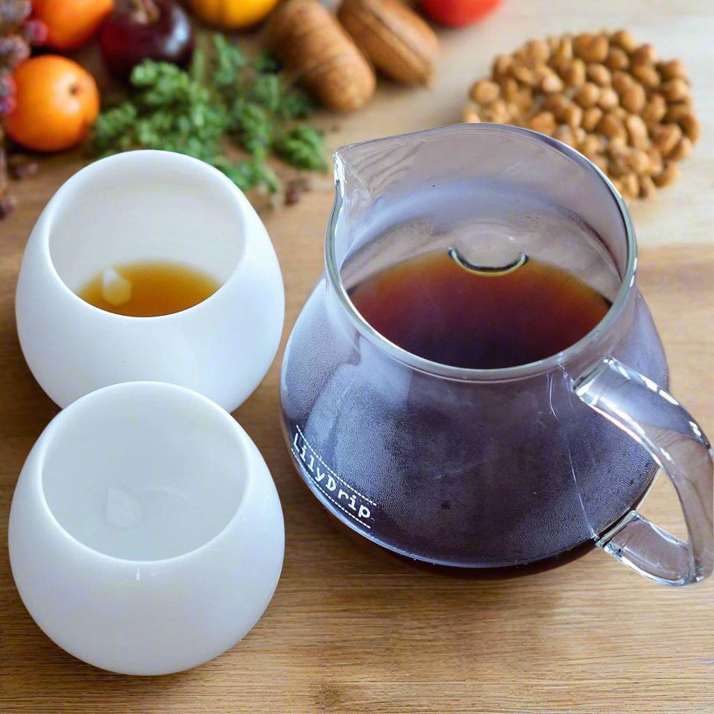 Artisan Aroma-Seeker Pour-over Coffee Server Set, Handmade Decanter and Carafe, Glass Coffee Server — Coffee maker, [material], LilyDrip USA