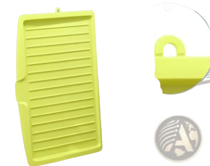 Silicone Dish Drying Mat Ribbed Kitchen Rack 45x31cm