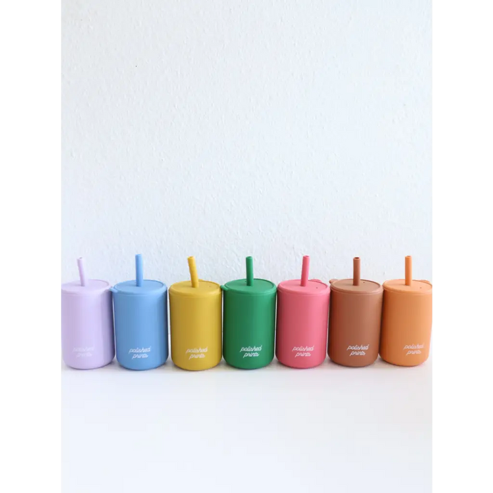 Mini Silicone Straw Cups for Kids