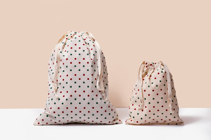Organic Cotton Cloth Gift Bags (Set of 4)