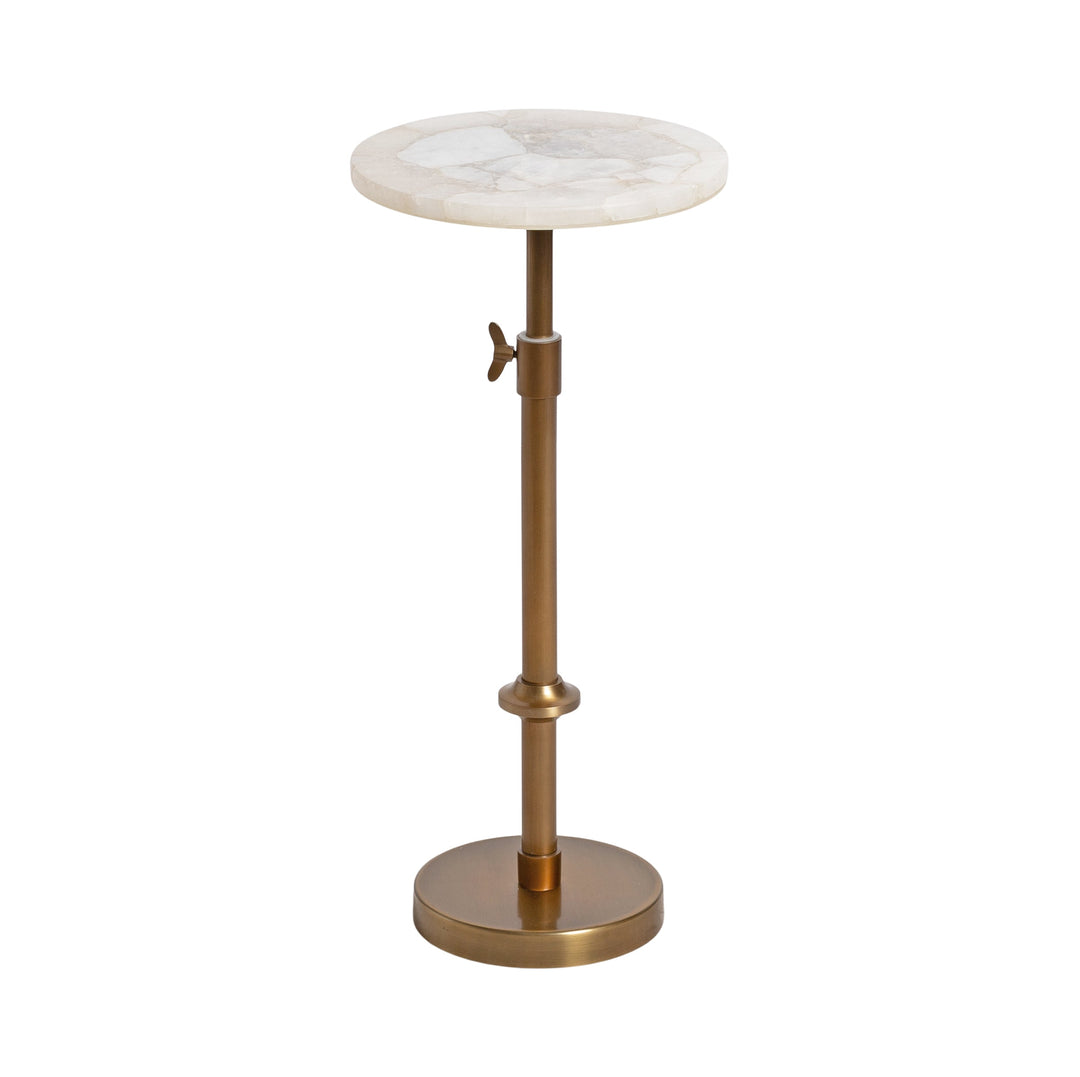 Engles Adjustable Marble Table and Plant Stand