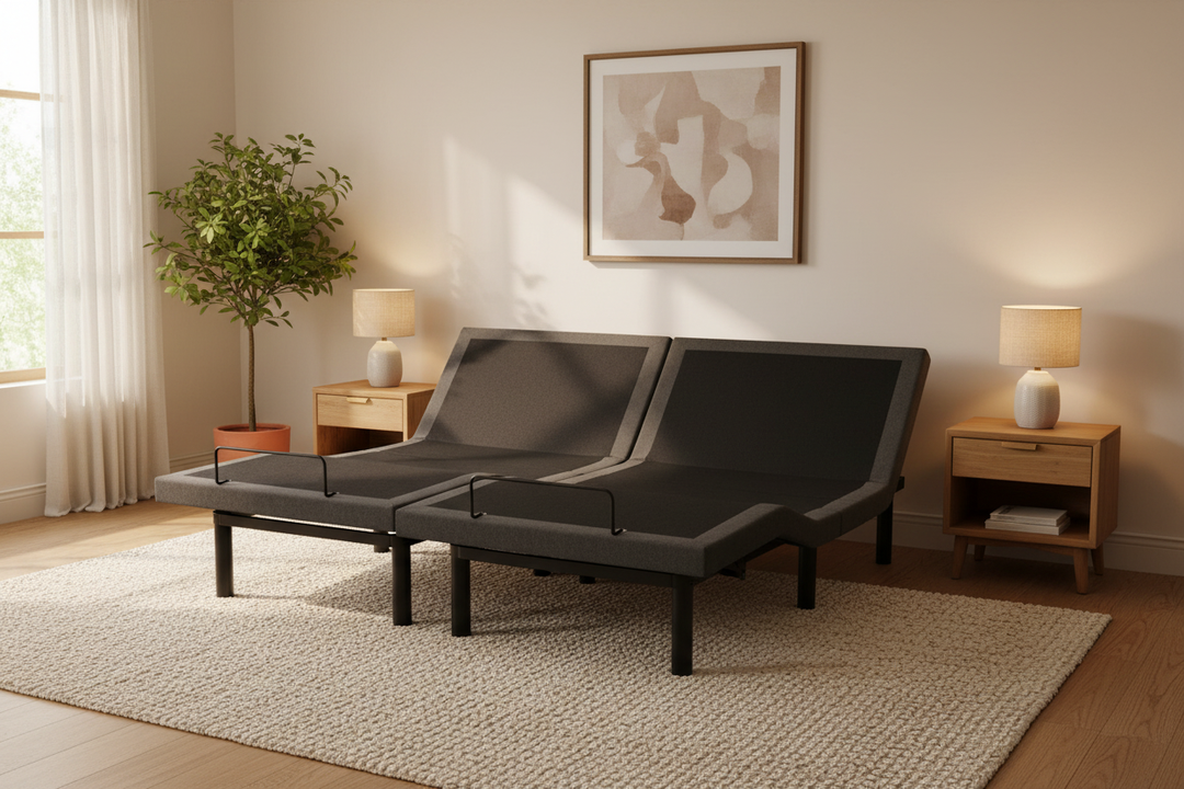 Split King Adjustable Bed Frame – Lifestyle Scene