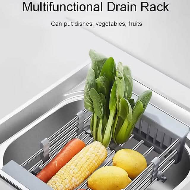 Stainless Steel Telescopic Sink Drain Basket