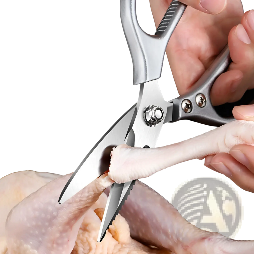 Stainless Steel Kitchen Shears for Meat and Seafood