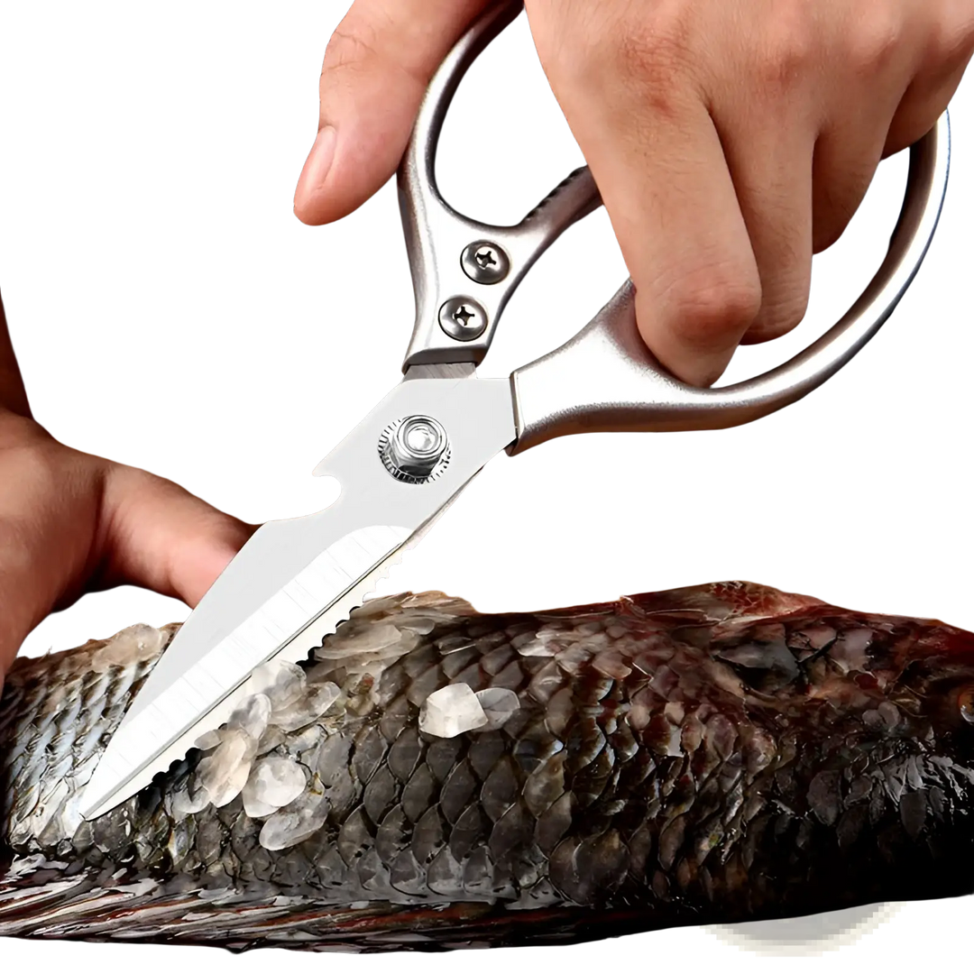 Stainless Steel Kitchen Shears for Meat and Seafood