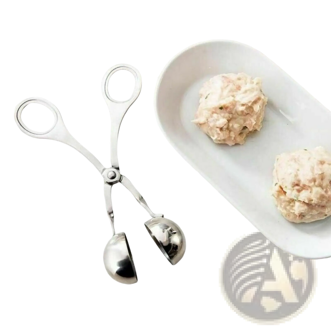 Stainless Steel Meatball Maker Tongs Kitchen Baller Scoop